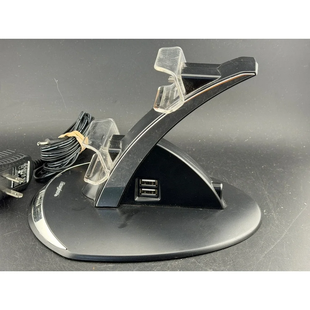 Energizer PS3 Controller Charging Station Stand: PL-6328 Dual Charger, AC Power